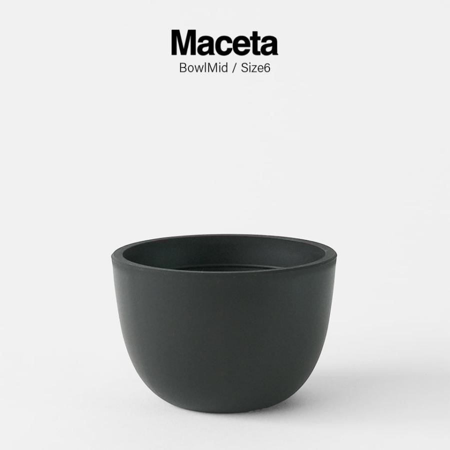 Maceta PlasticPot／BowlMid【Size6】Φ101mm×H67mm 内径90mm マセタ