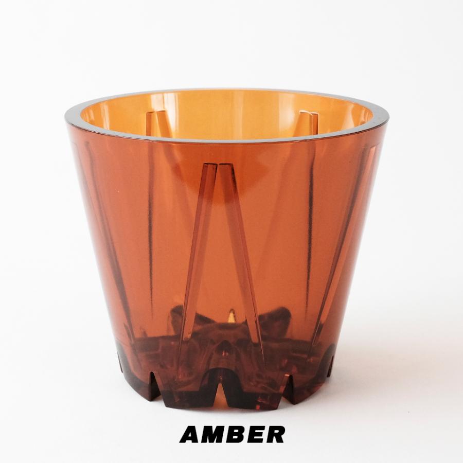 NEKKO-MIERU POT【S】3号 排水性・通気性に優れた「根が見える透明プラ