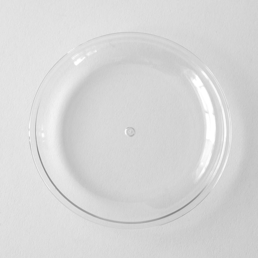 MIERU SAUCER【 Sサイズ 】3号 9.7cm 透明 クリア 受け皿 鉢皿 SCOOP
