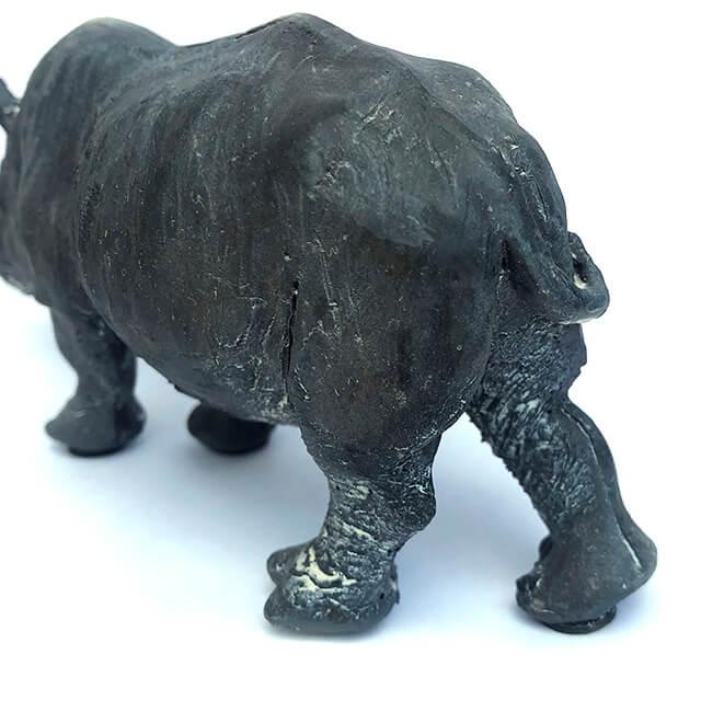 オブジェ オーナメント【サイ】犀 動物 ガーデニング 置物