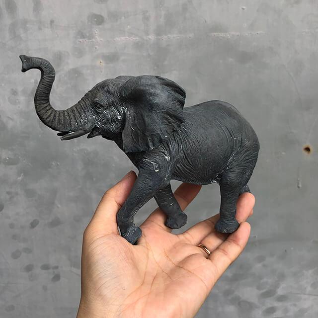 オブジェ オーナメント【ゾウ】象 エレファント 動物 ガーデニング