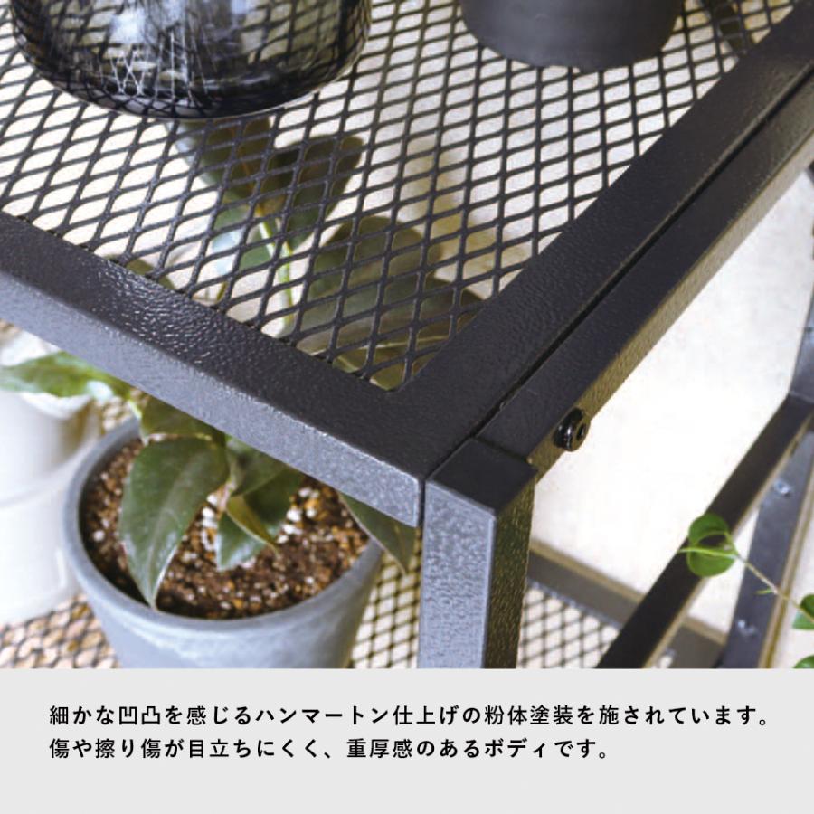 POST GENERAL キャスター付きスチールメッシュラック【4段タイプ