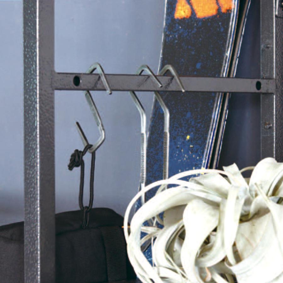 POST GENERAL キャスター付きスチールメッシュラック【4段タイプ