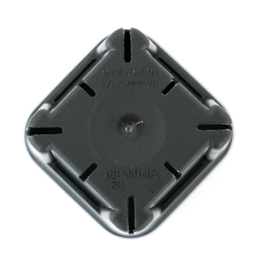単品】プレステラ【 75 】64mm×57mm 2.5号 黒 スリット鉢 プラ鉢 育成