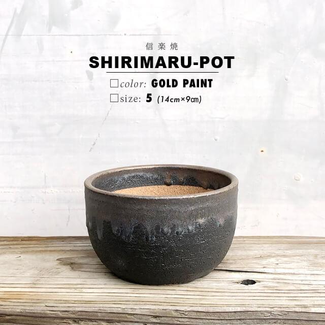KAMIYAMA SHIRIMARU【金彩尻丸5号】14cm×9cm 5号 かみ山陶器 KAMIYAMA SHIRIMARU【金彩尻丸5号】14cm×9cm 5号 かみ山陶器