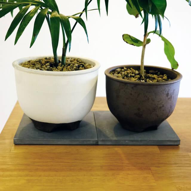 soil 珪藻土 POT COASTER【SQUARE】2枚セット ソイル ポットコースター