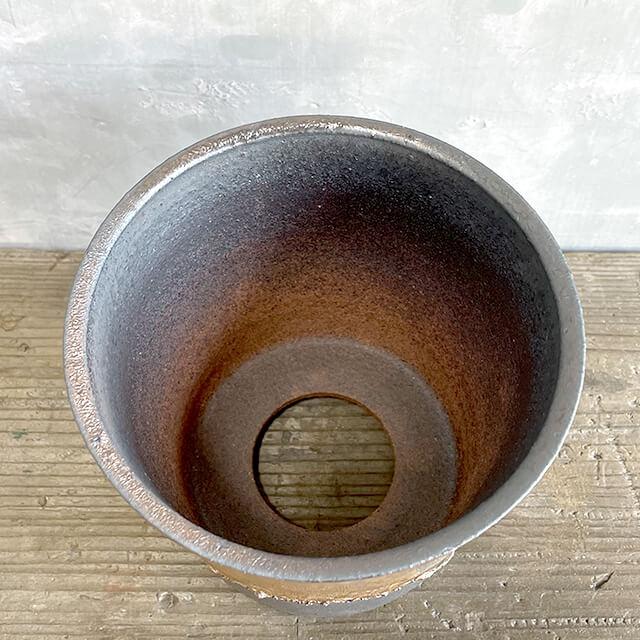 KAMIYAMA -STANDARD- POT【金彩 5号】15cm×13cm かみ山陶器 信楽焼
