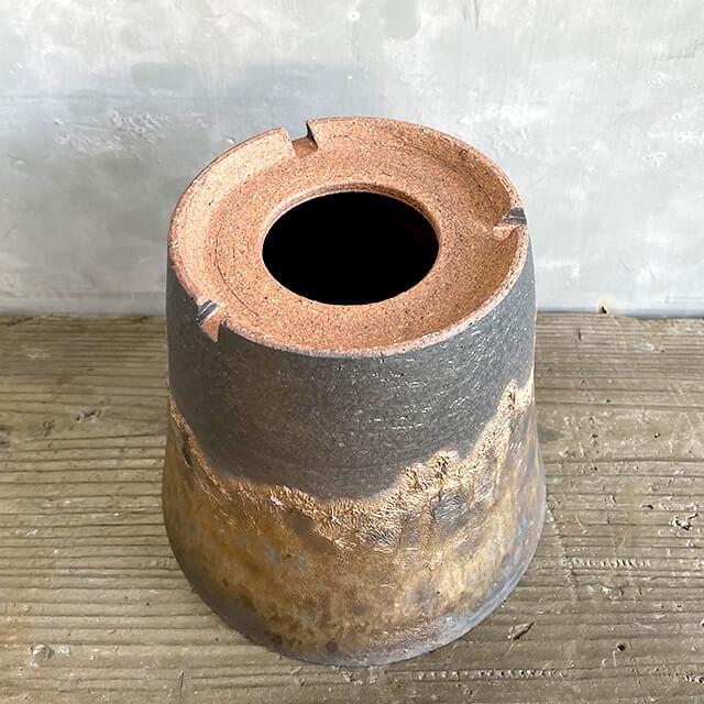 KAMIYAMA -STANDARD- POT【金彩 5号】15cm×13cm かみ山陶器 信楽焼
