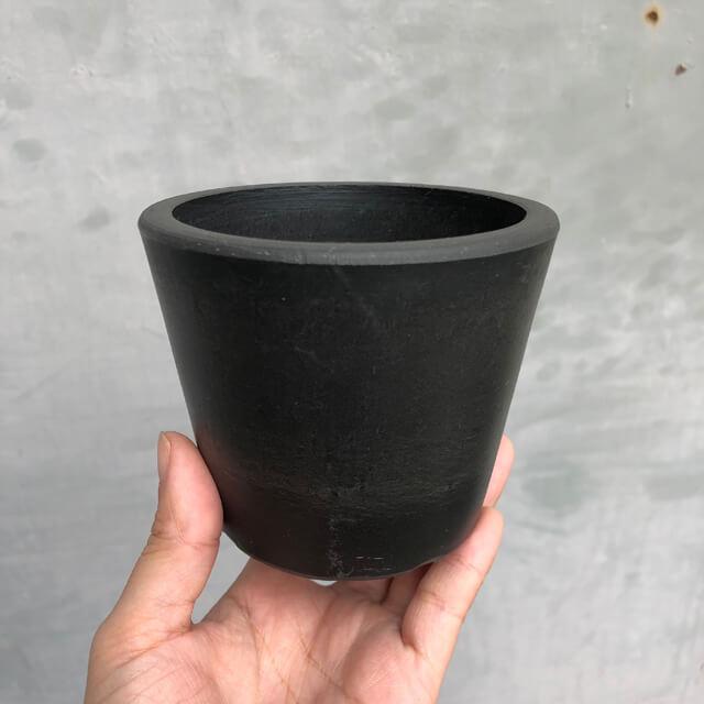 BLACK PLASTIC POT【STANDARD TYPE】10cm×8cm 黒 プラ鉢 3号 4号 BLACK PLASTIC POT【STANDARD TYPE】10cm×8cm 黒 プラ鉢 3号 4号