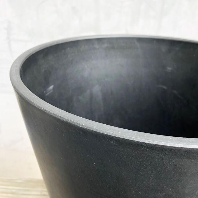 BLACK PLASTIC POT【STANDARD TYPE】31cm×26cm 黒 プラ鉢 10号 植木鉢