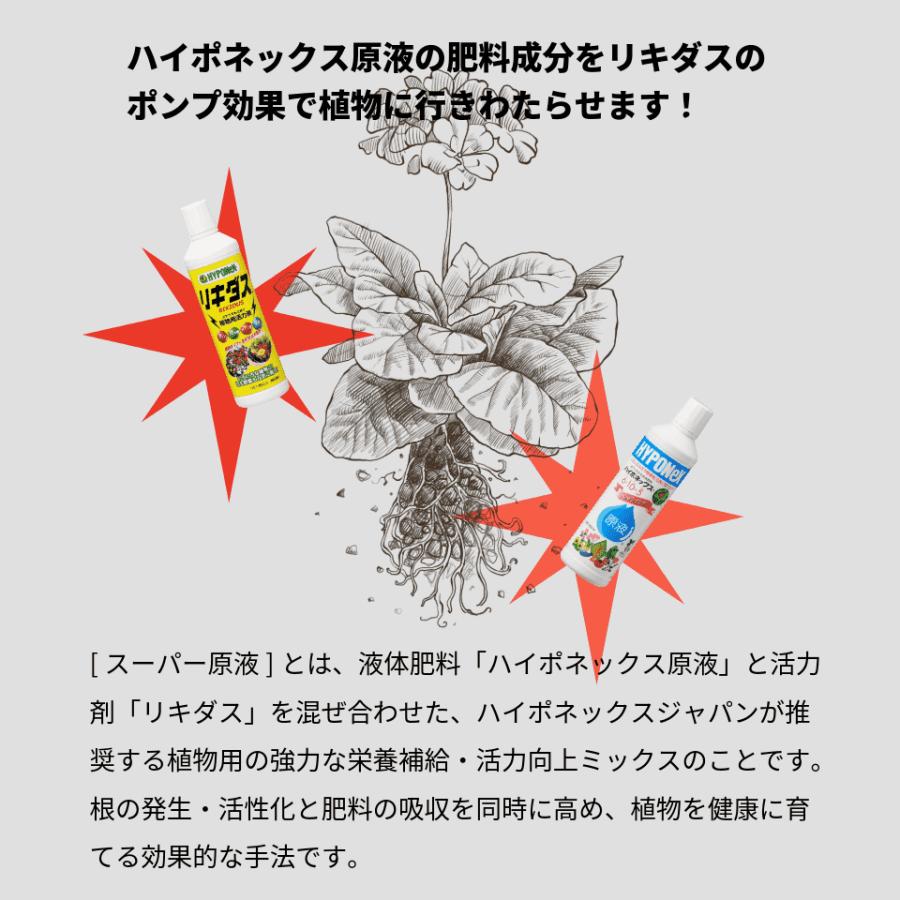 ハイポネックス スーパー原液セット【ハイポネックス原液×リキダス