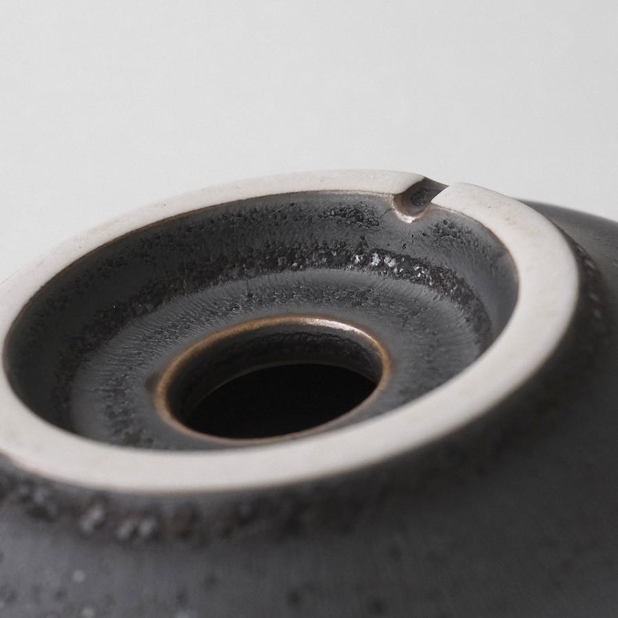 Alloy【 M 】4号 Φ11.7cm×H9.6cm 植木鉢 受け皿付 グレー 個性的