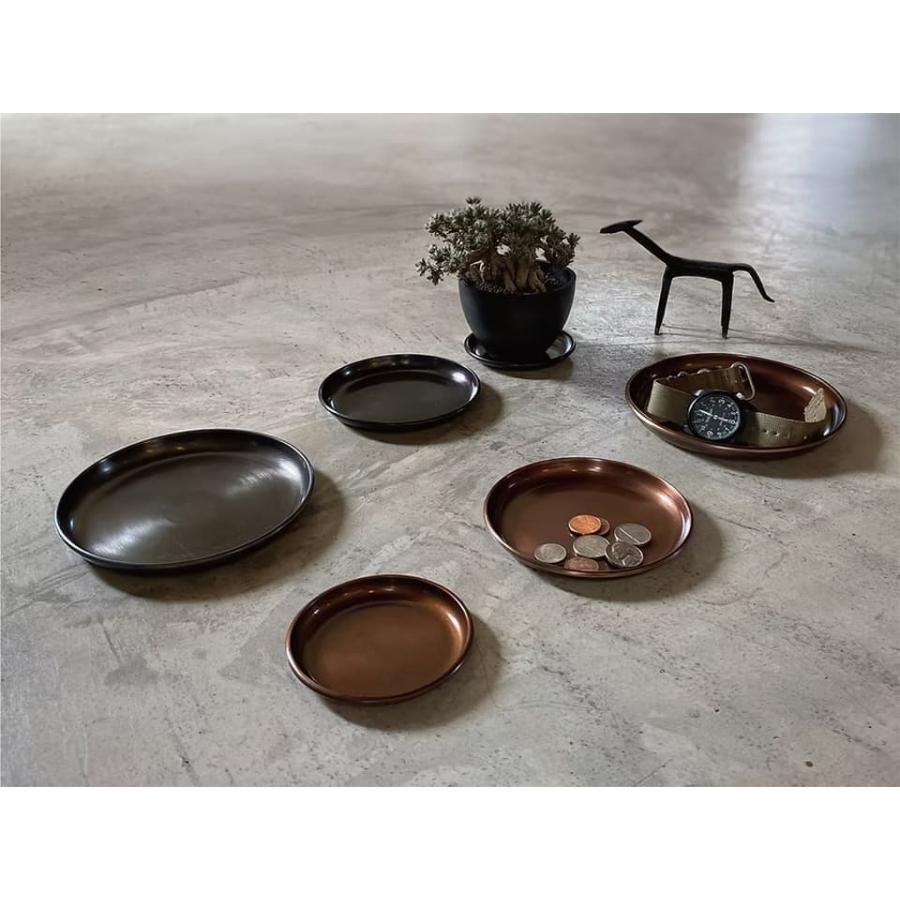 ALUMINUM PLATE【アンティークブラック】M 直径12cm アルミプレート