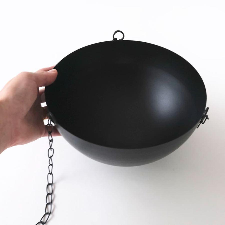 BLACK IRON HANG／ブラックアイアンハング ハンギングプランター 20cm