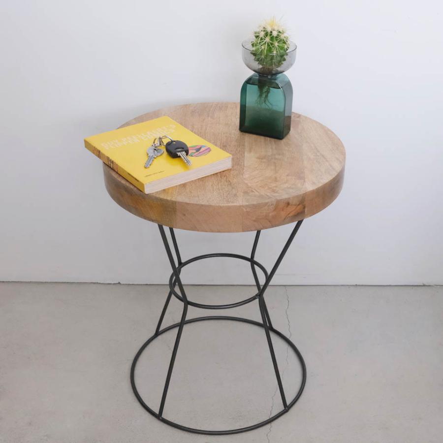 BRICK ROUND STOOL ／Φ38cm×H45cm【送料無料】天然木 スツール 花台