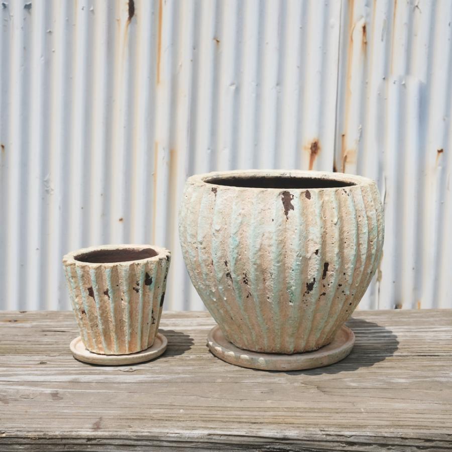 MARI-POT【サンドマーブル】植木鉢 陶器 4号 おしゃれ 北欧ガーデン