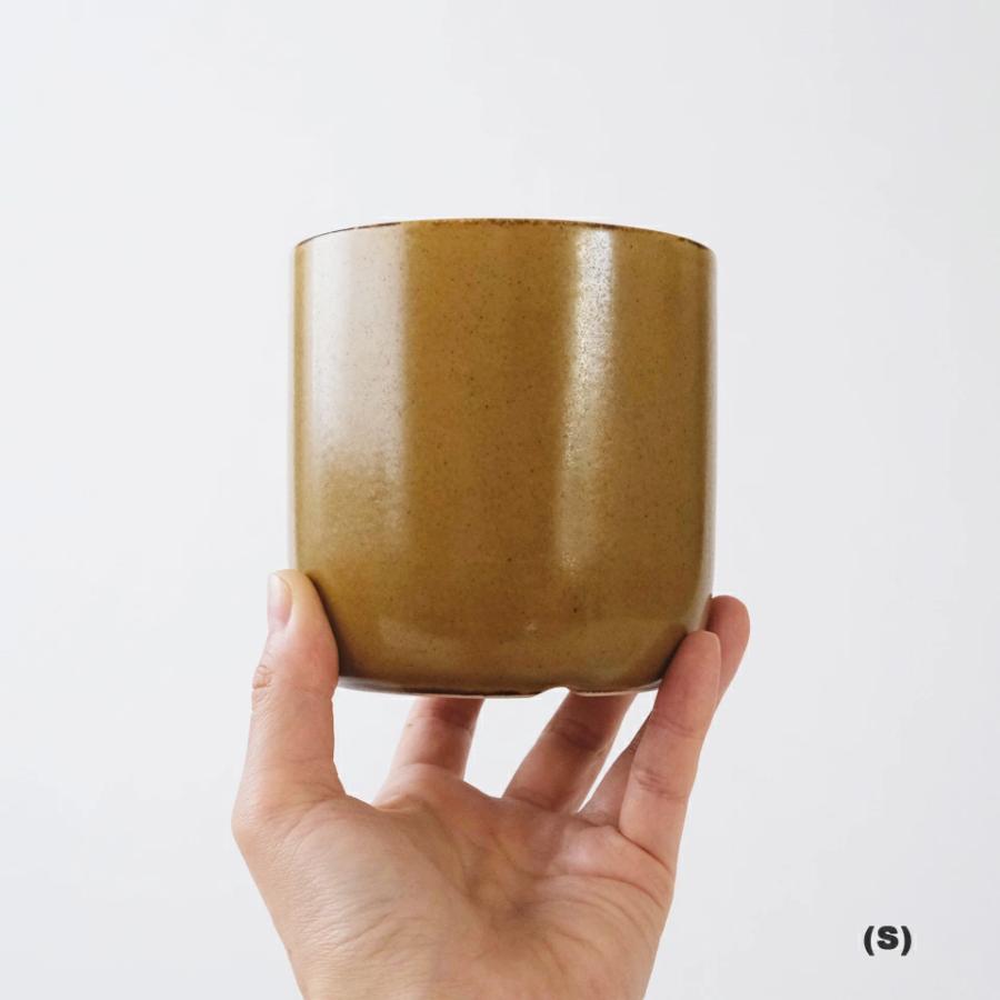 美濃焼 MIYABI-POT【 KARASHI 】選べる3サイズ 植木鉢 受皿付