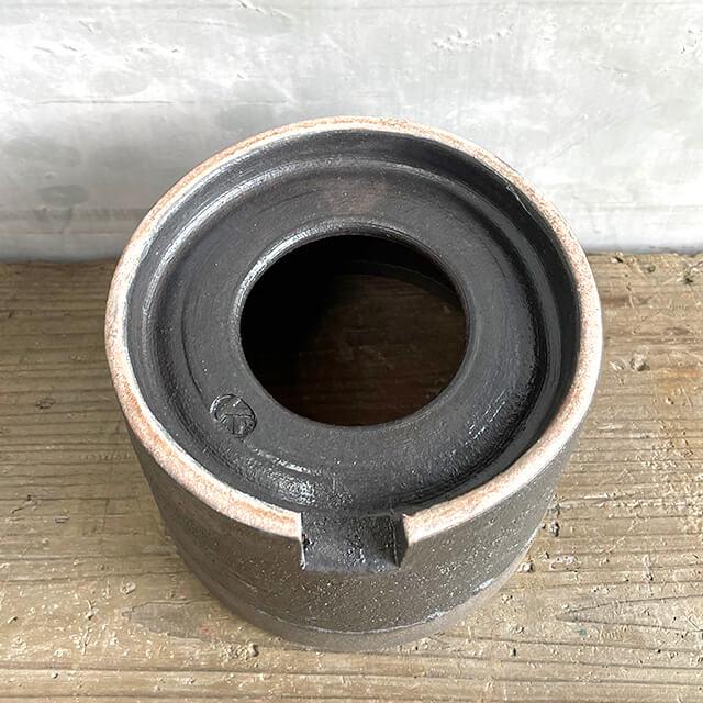 KAMIYAMA ZUNDO LOW POT【金彩 5号LOW】15cm×10cm かみ山陶器 植木鉢