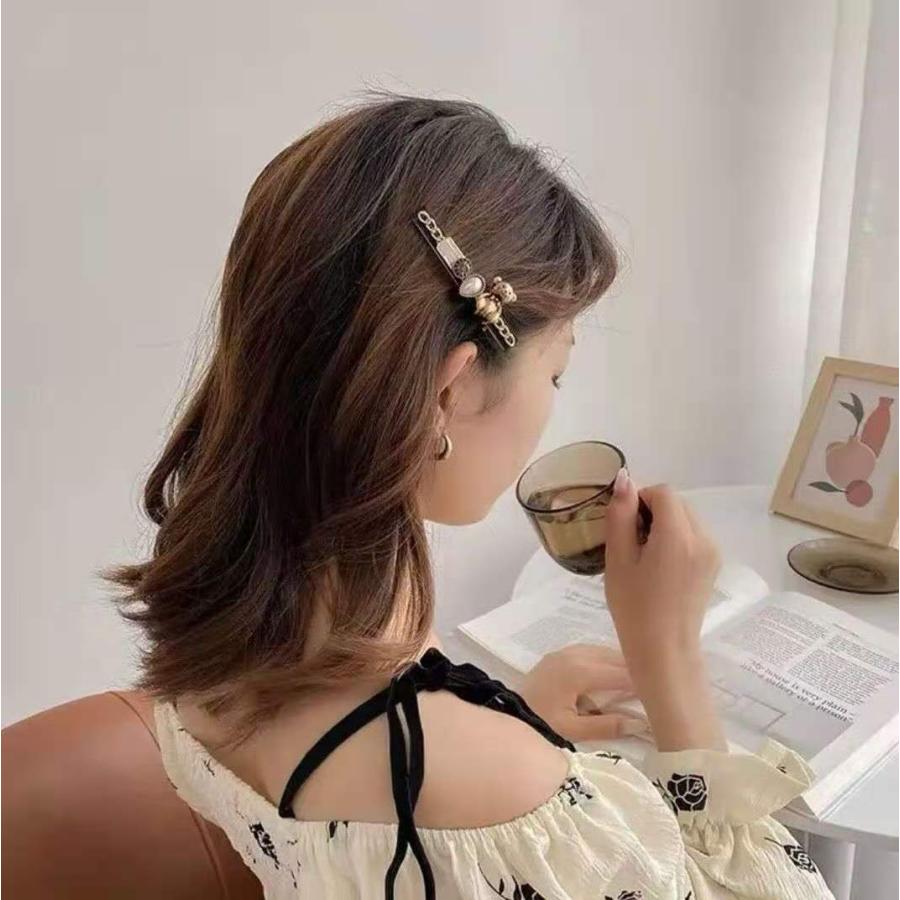 ヘアクリップ セット パール 韓国 ヘアアクセサリー バレッタ