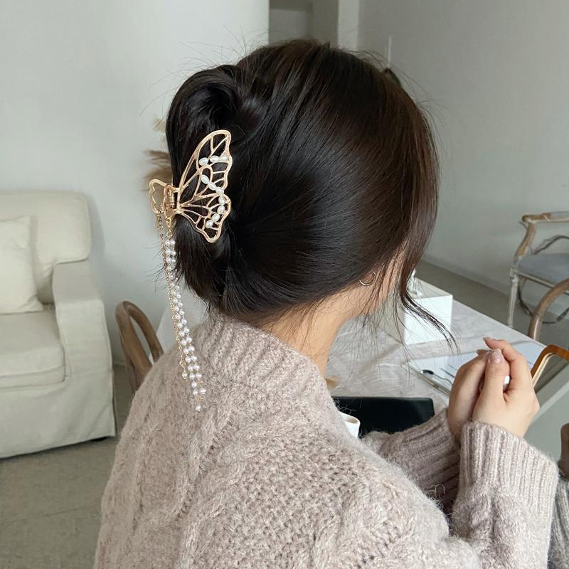ヘアアクセサリー ヘアクリップ まとめ髪 ヘアアレンジ 蝶 バタフライ