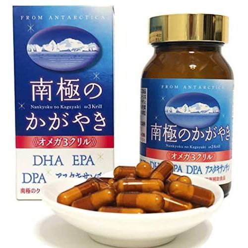 南極のかがやき クリルオイル オメガ３ 脂肪酸 サプリメント オキアミ DHA EPA DPA アスタキサンチン 80粒｜shalom7032