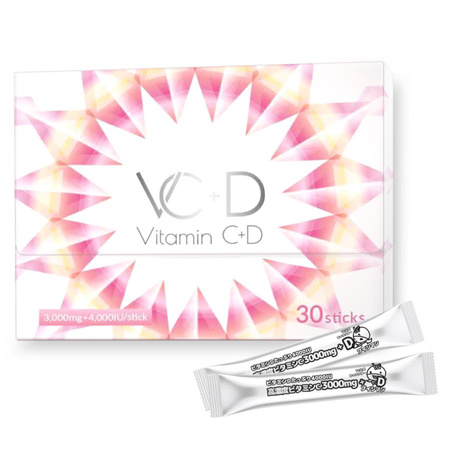 ビタミンC サプリ 3000mg ビタミンD 4000IU ビタミンC 高濃度ビタミン