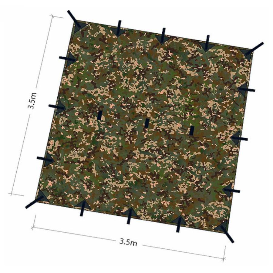 最長60日保証／ DDタープ 3.5x3.5 DD Tarp タープ 3.5×3.5 高破断強度