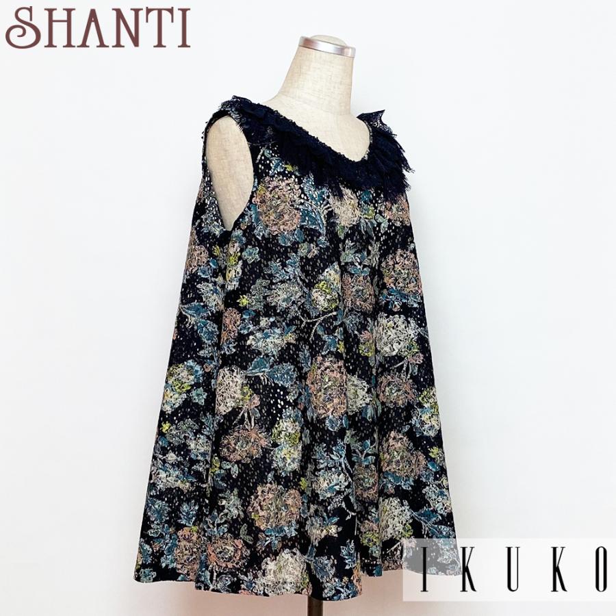 有名人芸能人 Japan In 日本製 Made Ikuko Ikuko Sa250ad 2 M 3 L サイズ ノースリーブチュニック ラッセルレース花柄プリント Ikukoイクコ ワンピース チュニック Oyostate Gov Ng