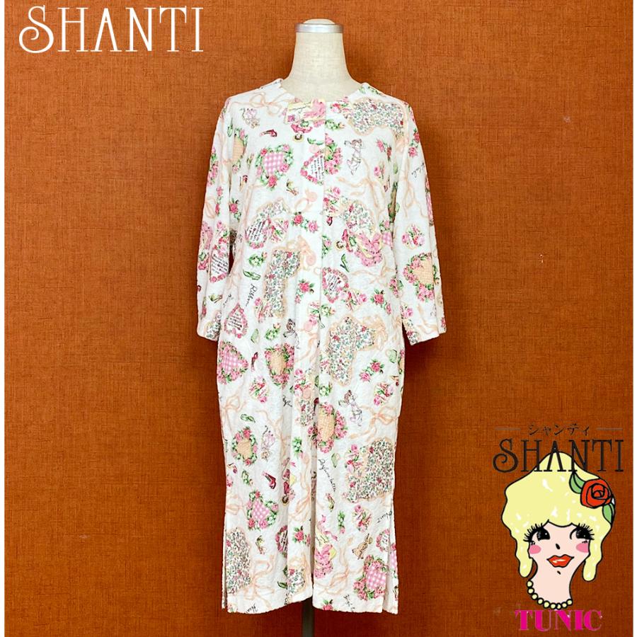チュニック TUNIC コットン混 パイルジャガード・シルキープチ
