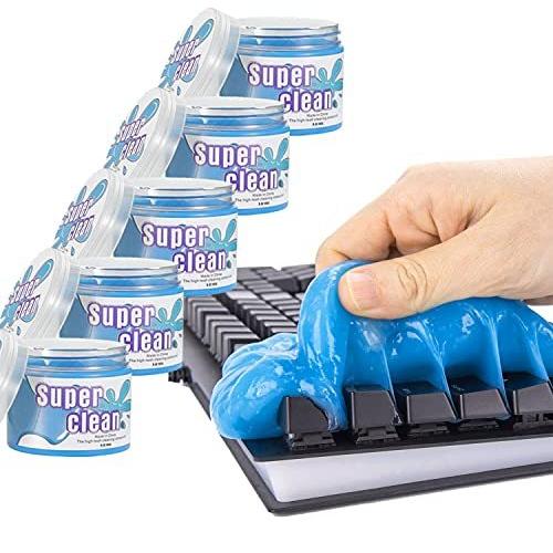 キーボード 掃除 22 5個セット キーボード掃除スライム 粘着クリーナー 卓上クリーナー エアダスター 柔 溝 隙間 スティッキー スライム 手の届かない