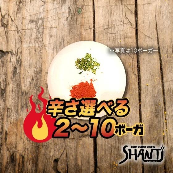 【期間限定】北海道札幌発祥のSHANTi（シャンティ）オリジナルスープカレーの期間限定スペシャル5個セット＜辛さ選べる２〜10ボーガ＞ |  | 01