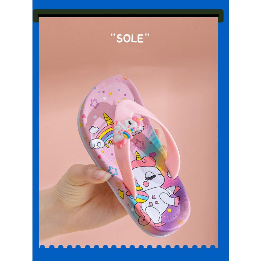 キッズスリッパ スリッパ バススリッパ サンダル 女の子 男の子 子供用 ルームシューズ 小学生 かわいい ユニコン 柔らかい ルームシューズ |  | 10