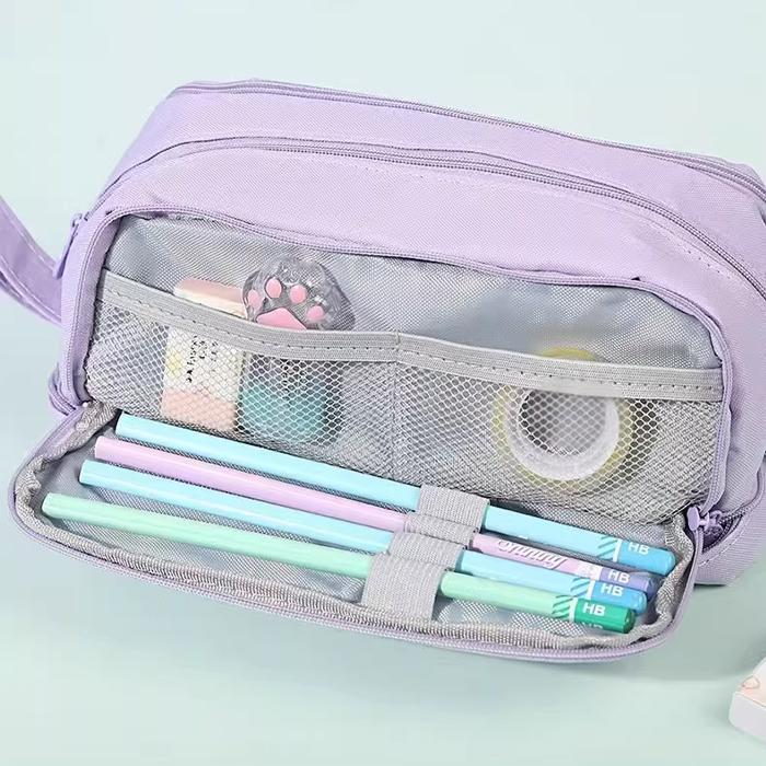 筆箱 ペンケース 大容量 仕切り おしゃれ 可愛い 帆布 多機能 筆入れ シンプル ふでばこ 小物収納 収納袋 文房具 化粧品 小学生 高校生 中学生 大学生 社会人 |  | 22