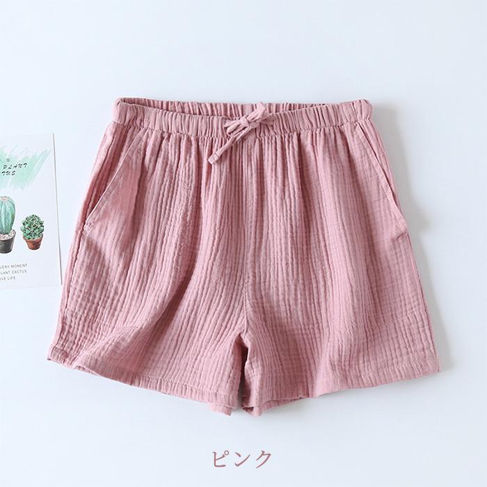 レディーズ メンズ ハーフ ショートパンツ ルームパンツ パンツ単品 パンツ 半ズボン 部屋着 ポケット付き 紐付き 綿100% コットン 敏感肌 速乾 吸汗 薄い 軽い |  | 13