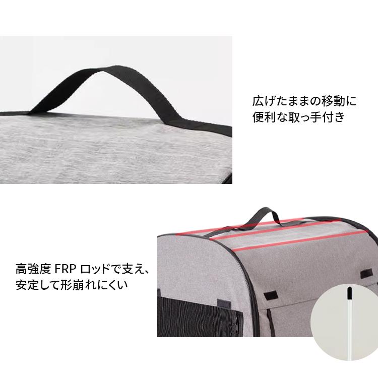 ペット キャリー キャリーバッグ 折りたたみ ソフトクレート 小型 中型 犬 ネコ 撥水 ドライブボックス ソフト ペットケージ マット付  ペット用品 大きいサイズ |  | 16