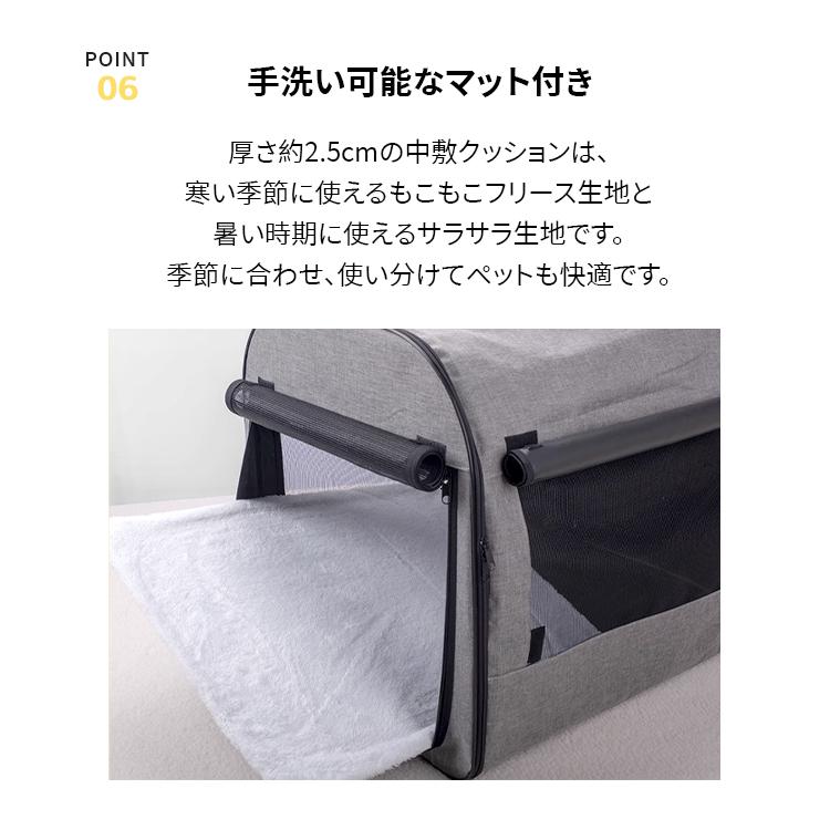 ペット キャリー キャリーバッグ 折りたたみ ソフトクレート 小型 中型 犬 ネコ 撥水 ドライブボックス ソフト ペットケージ マット付  ペット用品 大きいサイズ |  | 12