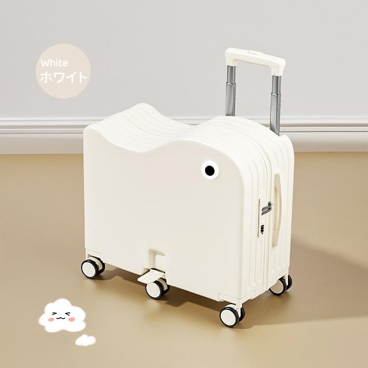 キッズ スーツケース 子供が乗れるスーツケース 家族旅行 六輪子供用 防犯ロック 荷物掛け ステップ付き カップホルダー付き 32L 35L 38L 40L 軽い 静音仕様 |  | 22