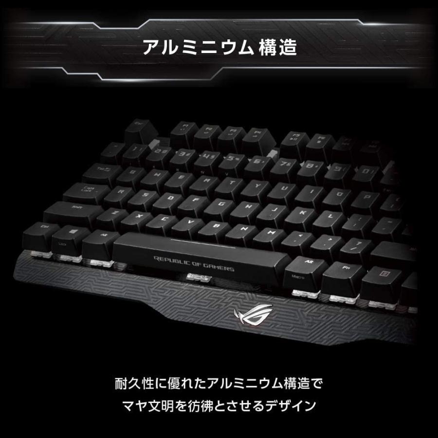 Asus ゲーミングキーボード Aura Sync 対応 Rgb メカニカルゲーミングキーボード 脱着式テンキーパッド Nキーロールオーバー Share シェア 通販 Yahoo ショッピング