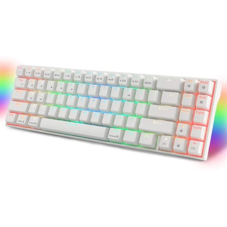 Rk71 ゲーミングキーボード キーボード ワイヤレス 71 キー Rgb 発光ledバックライト付きusb Bluetooth 両対応 多 Share シェア 通販 Yahoo ショッピング