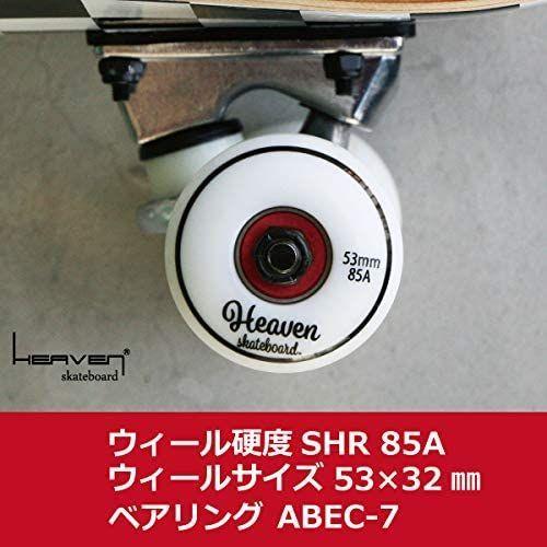 スケートボード 28.5×7.357インチ 72.4×18.7cm HEAVEN JUNIOR SKATEBOARD CHECKER チェッ HEAVEN 5×7 357インチ 4×18 7cm JUNIOR SKATEBOARD CHECKER チェッ 　 メイプル 7ply