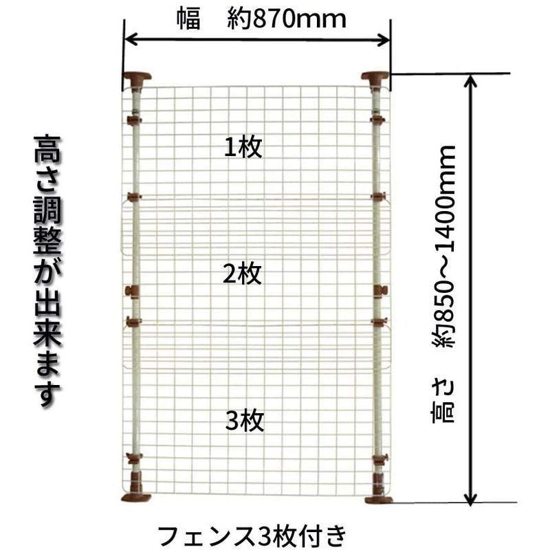 マルカン 猫網戸脱走防止フェンス S サイズ サイズ 猫網戸脱走防止フェンス