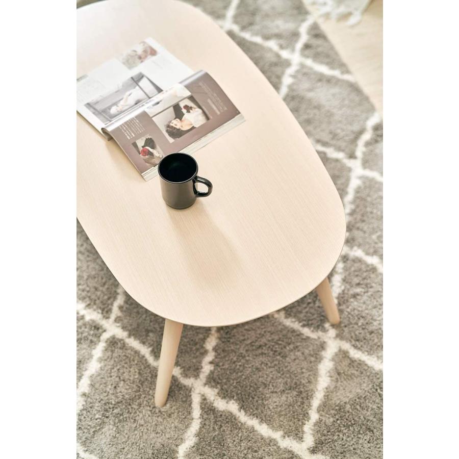 こたつ 高さ35 5 ホワイト 楕円 折れ足 奥行50 折れ足 幅90 センターテーブル ホワイト 高さ35 5 白 こたつテーブル リビングテーブル 一人暮らし おしゃれ