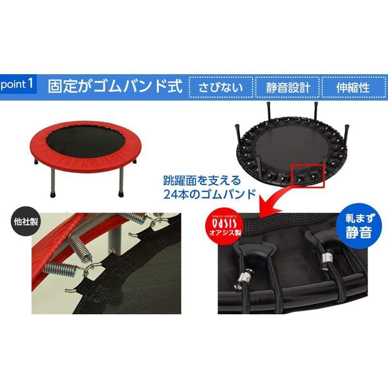東急スポーツオアシス トランポリン Active 36インチ ゴムバンド式 足落ち防止設計 直径92cm×高さ21cm 静音ト トランポリン トランポリン Active 36インチ ゴムバンド式 足落ち防止設計 直径92cm×高さ21cm 静音ト 商品名 　 約