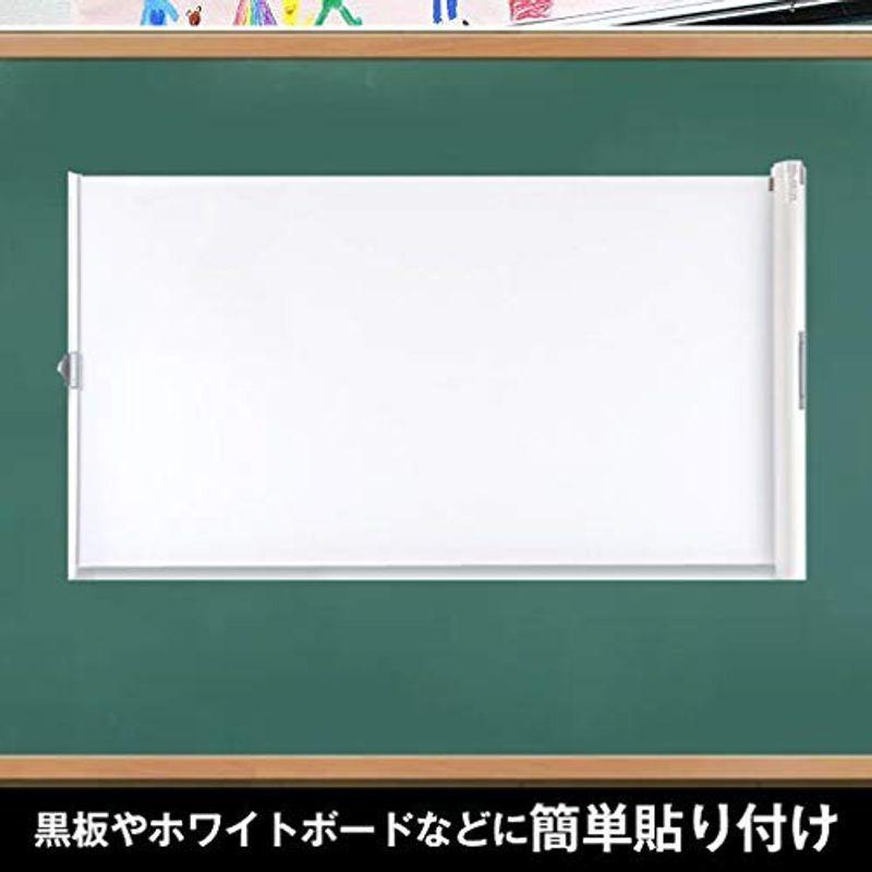泉 IZUMI 日本製 マグネット式 スクリーン 投影スクリーン プロジェクター用 ホワイトボード シート 黒板シート 黒板 スチールパーテ(32861円)