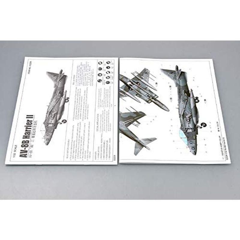トランペッター 1/32 アメリカ海兵隊 AV-8B ハリアーII 02229 プラモデル 1/32 アメリカ海兵隊 AV 8B ハリアーII プラモデル