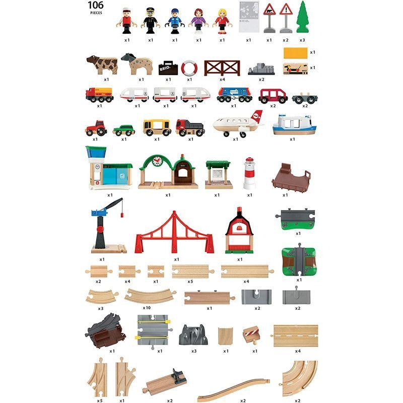 お値下げ BRIO WORLD ワールドデラックスセット 33766 【BC7426512500】(26831円)