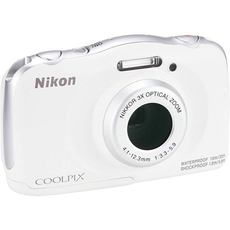 【２点セット】 Nikon デジタルカメラ COOLPIX W150 防水 W150WH クールピクス ホワイト 【AA8123740568】(29350円)