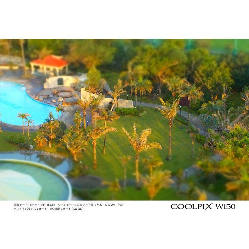 【２点セット】 Nikon デジタルカメラ COOLPIX W150 防水 W150WH クールピクス ホワイト 【AA8123740568】(29350円)