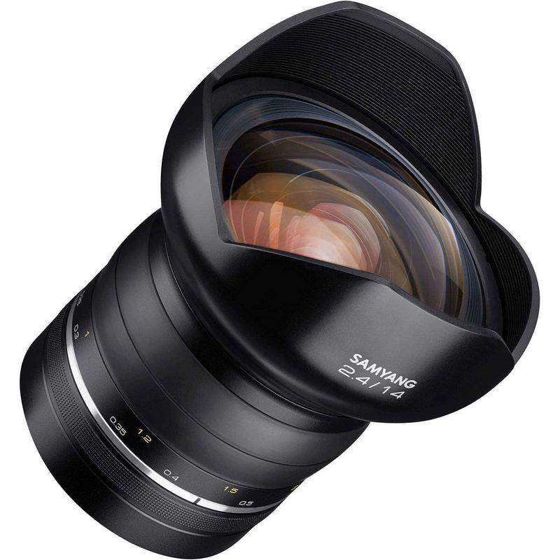 新入荷 SAMYANG 単焦点広角レンズ XP 14mm F2.4 マニュアルフォーカス ニコンF AE用 電磁絞り対応 フルサイズ対応 【VQL1639193416】(59222円)