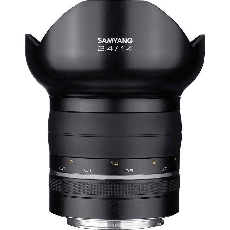 新入荷 SAMYANG 単焦点広角レンズ XP 14mm F2.4 マニュアルフォーカス ニコンF AE用 電磁絞り対応 フルサイズ対応 【VQL1639193416】(59222円)